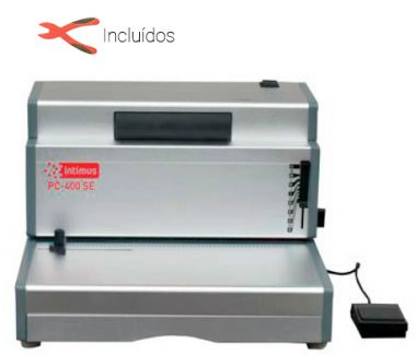 Máquinas encuadernadoras elétricas de espiral Intimus para oficina