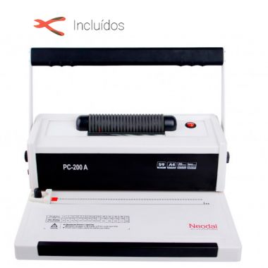 Encuadernadora de espiral manual profesional Neodal PC-200A