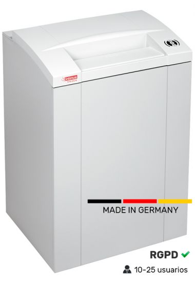 Destructora profesional 175 litros. Fabricada en Alemania.
